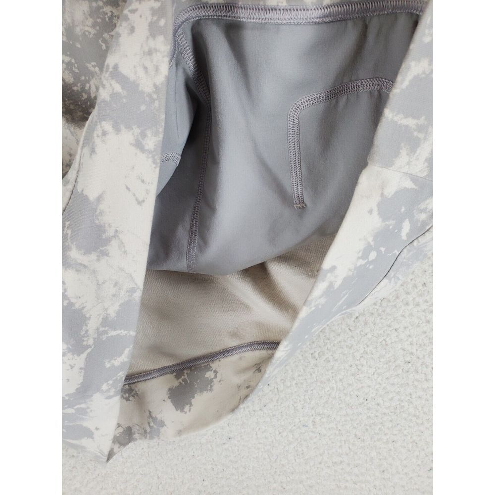 Lululemon City Sweat Pullover Hoodie Mens M Gray White Tie Dye Drawstring - Picture 10 of 15